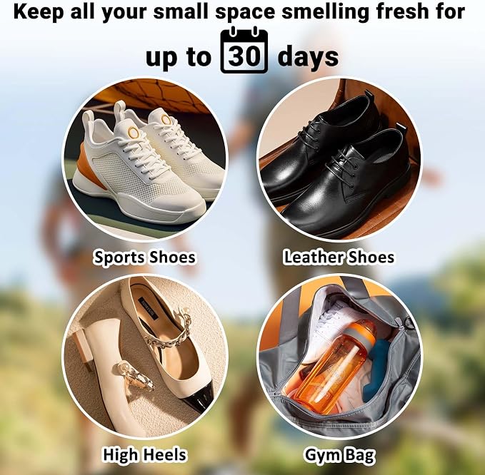 Sneaker Deodorizer Balls 8 Packs Lavender Scent Shoe Odor Elimination, Scented plastic ball, Long-lasting Freshness Shoe