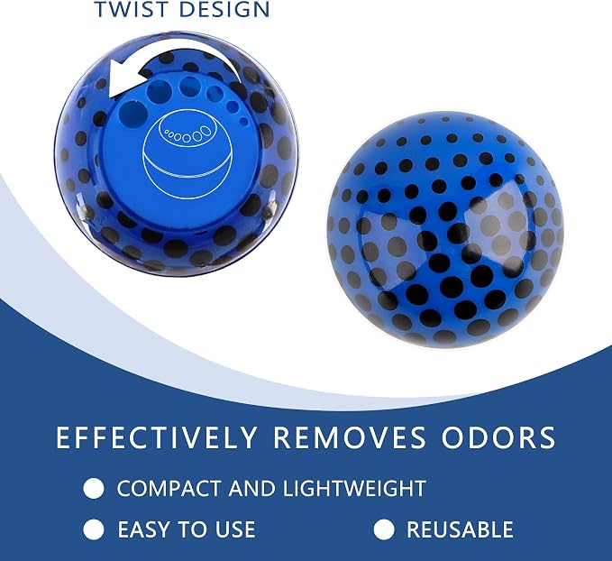Sneaker Deodorizer Shoe Freshener Balls, Gym Bags Lockers Car Air Fresheners, alternate product view 2