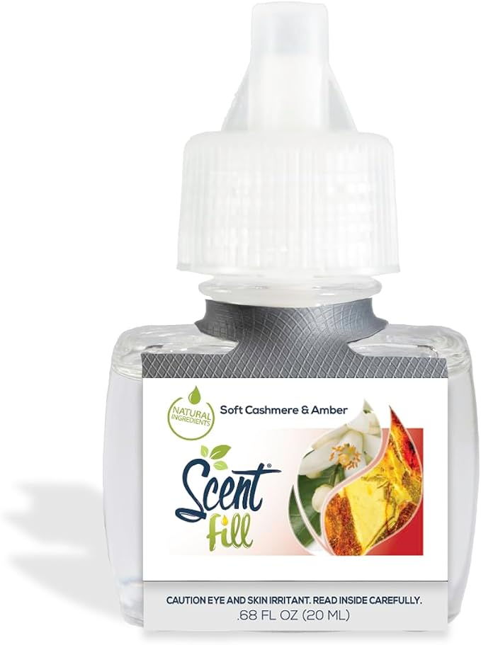 Soft Cashmere & Amber Plug in Air Freshener, 4 Scented Oil Refills, alternate product view 3