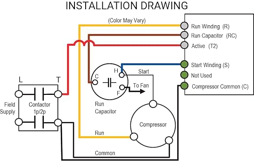 Soft Starter for Air Conditioners & Heat Pumps – Reduces Startup Surge, Reverse Motor Protection, Easy DIY Install
