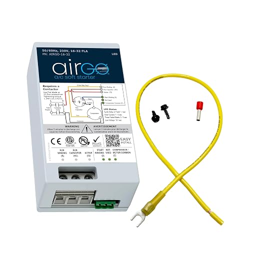 Soft Starter for Air Conditioners & Heat Pumps – Reduces Startup Surge, Reverse Motor Protection, Easy DIY Install