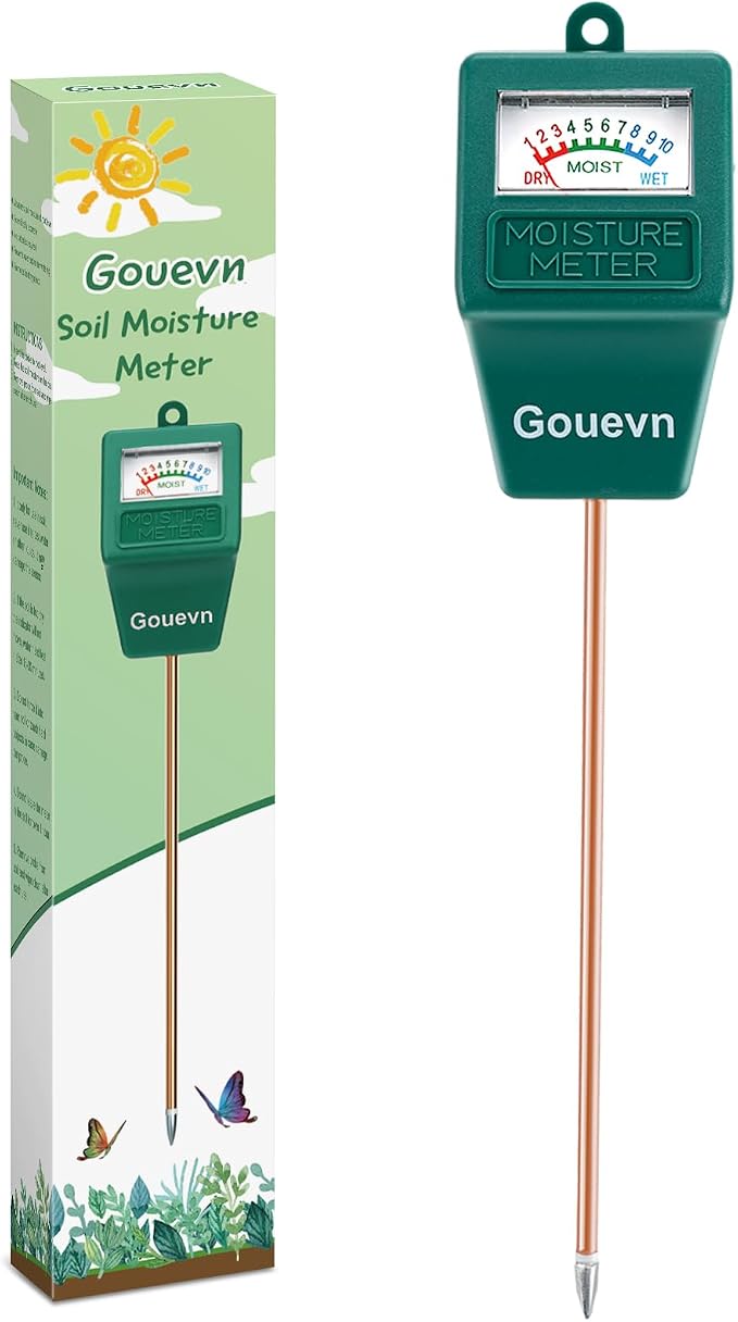 Soil Moisture Meter, Plant Moisture Meter Indoor & Outdoor, Hygrometer Moisture Sensor Soil Test Kit Plant Water Meter for