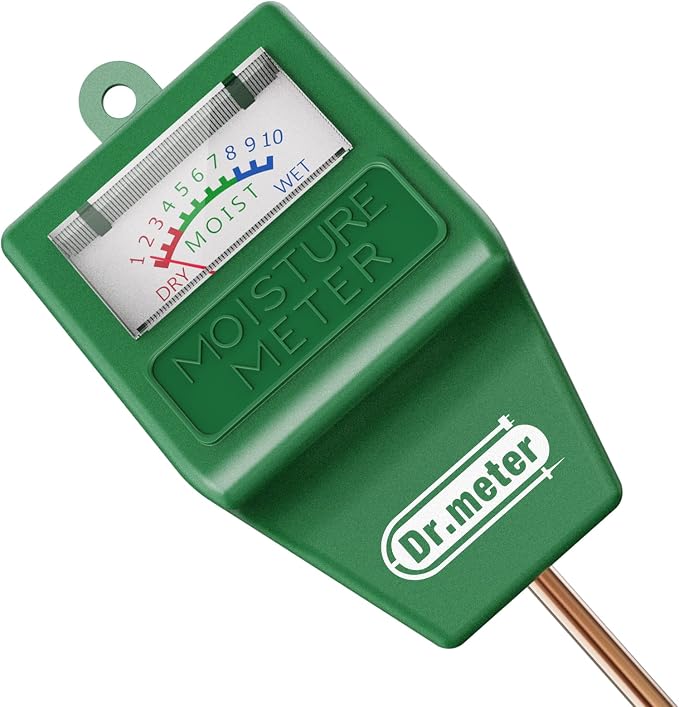 Soil Moisture Meter, Plant Water Meter for Garden Lawn Farm Indoor & Outdoor Use, Soil Tester Hygrometer Sensor for House