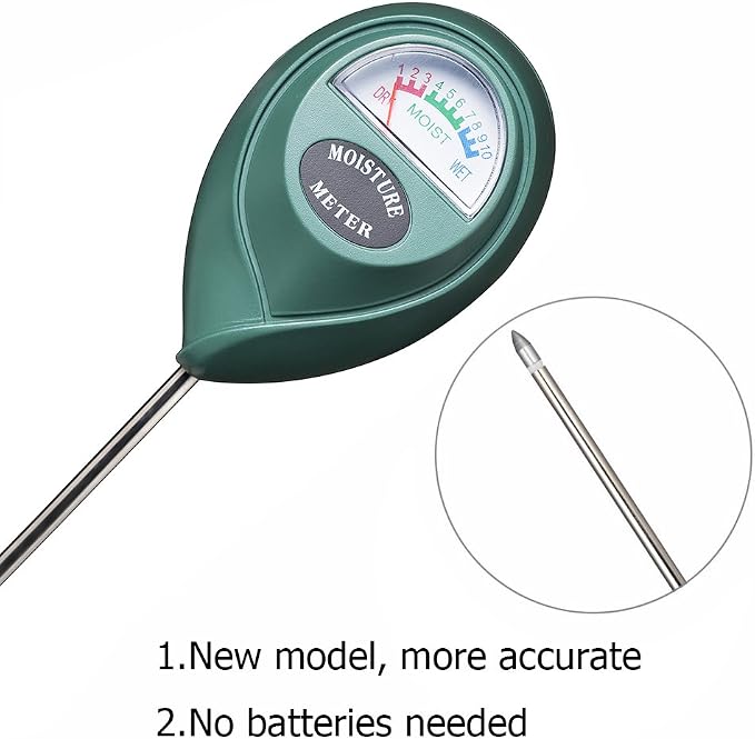 Soil Moisture Meter, Plant Water Monitor, Hygrometer Sensor for Gardening, Farming, Indoor and Outdoor Plants, alternate