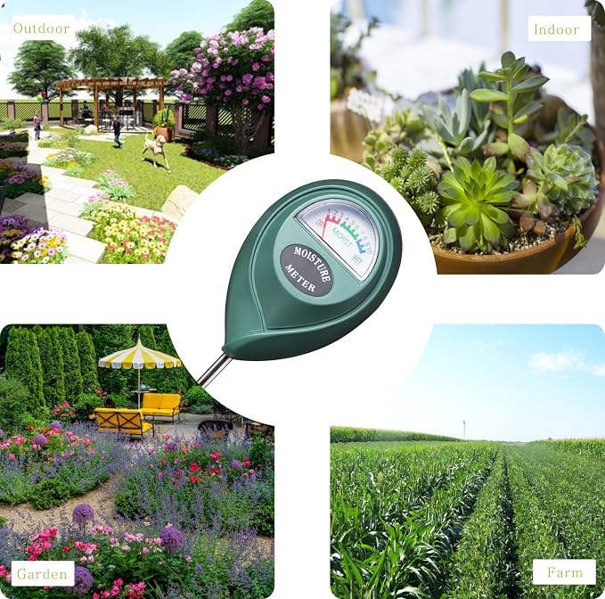 Soil Moisture Meter, Plant Water Monitor, Hygrometer Sensor for Gardening, Farming, Indoor and Outdoor Plants, alternate