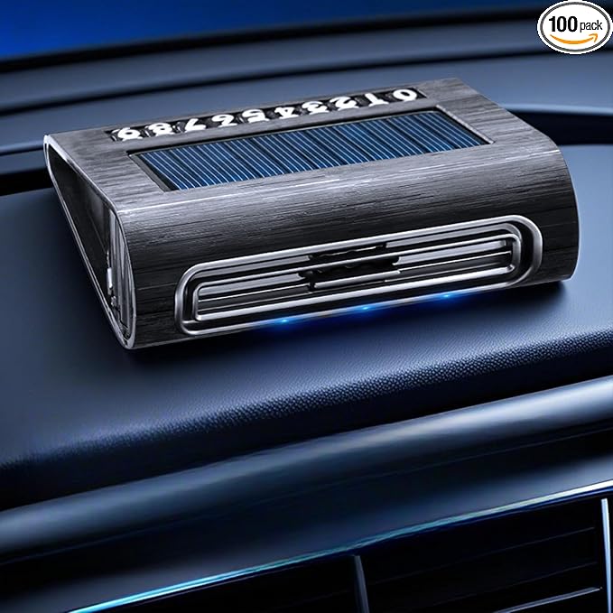 Solar Air Purifier for Car, 2-in-1 USB & Solar Charging, Ozone Ionizer Eliminates Smoke, Pet Odors, VOCs, Filter-Free