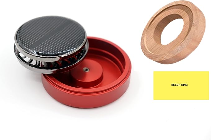 Solar Energy Powered Air Freshener Natural Essential Oil Diffuser Car Perfume Scent Fragrance Purifier Rotating Relieve