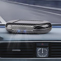 Solar-Powered Car Air Purifier with USB Charging & Ozone Odor Elimination - Portable HEPA Filter-Free Ionizer