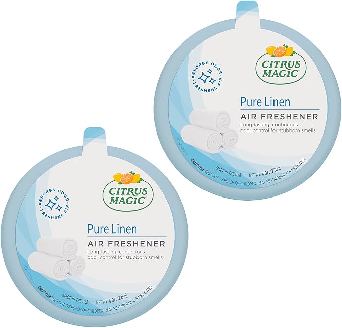 Solid Air Freshener Pure Linen, Pack of 2, 8-Ounces Each, product image