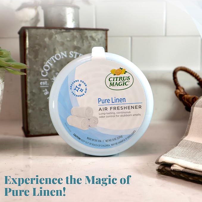 Solid Air Freshener Pure Linen, Pack of 2, 8-Ounces Each, alternate product view 7