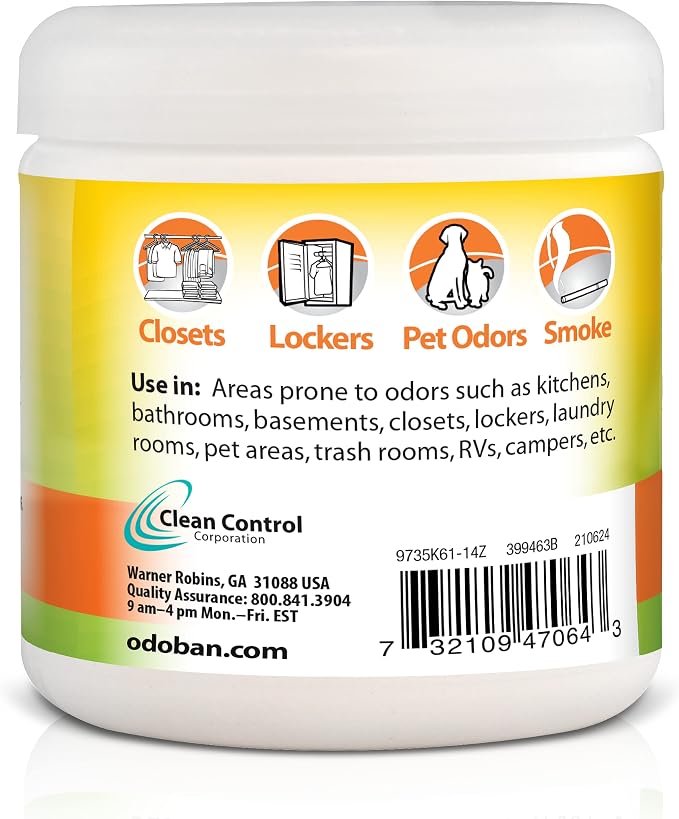 Solid Odor Absorber Eliminator for Home and Small Spaces, Citrus Scent, 14 Ounces Each, 12-Pack, alternate product view 2