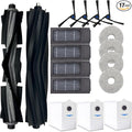 Spare Parts Accessories Kit Compatible With DEEBOT X2 Omni Vacuum Cleaner.1 Main Rubber Brush,1 Normal Main Brush,4