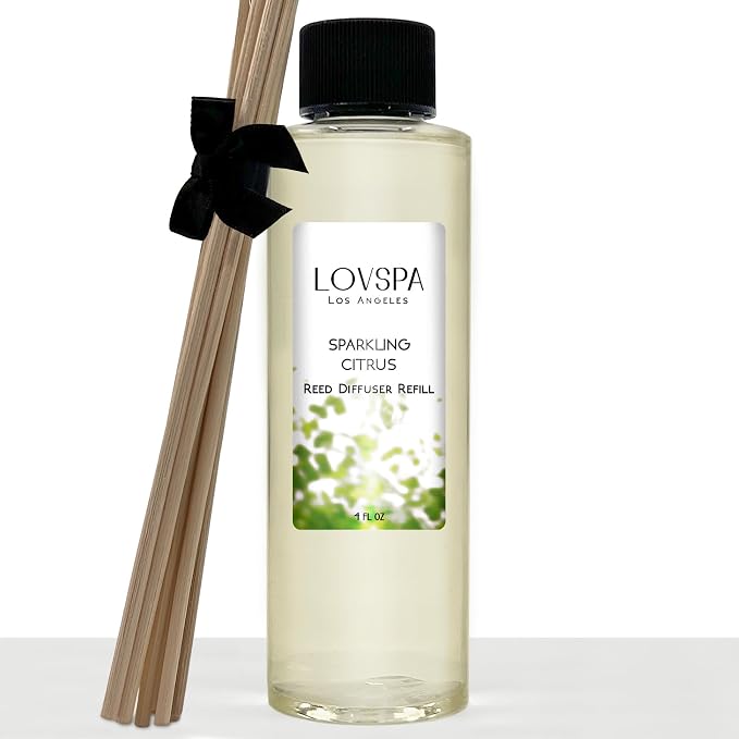 Sparkling Citrus Diffuser Oil - Luxury Essential Oils for Diffuser Refill & Air Freshener Room Spray, product image