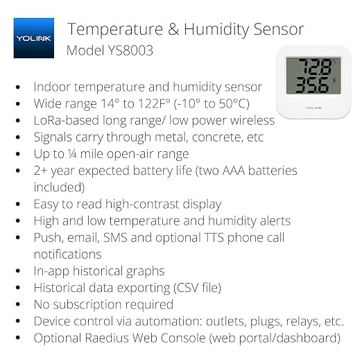 SpeakerHub & Two Temp/Humidity Sensors Starter Kit – Audio Hub Plays Tones/Sounds, Spoken Messages, Text Messages, alternate