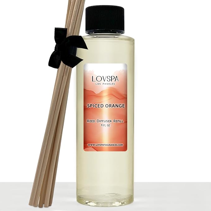 Spiced Orange Diffuser Oil - Holiday Essential Oils for Diffuser Refill & Air Freshener Room Spray, product image
