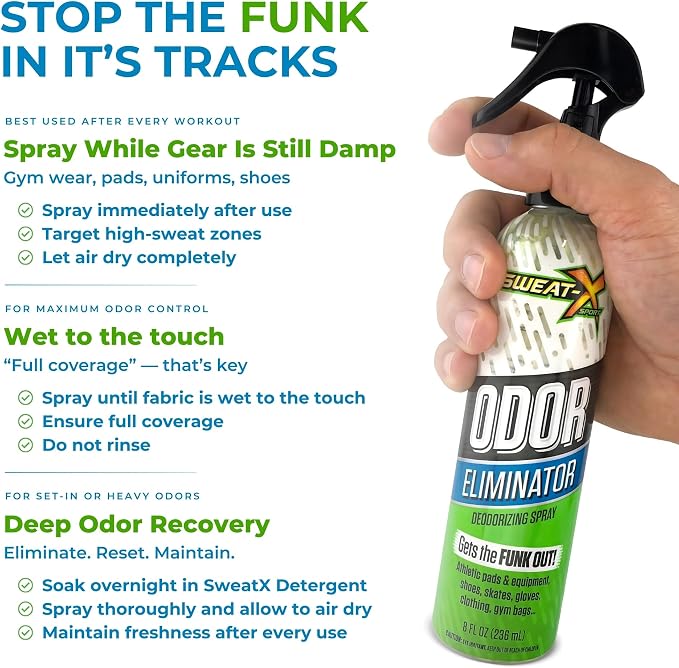 Sport Sport Extreme Odor Spray – Multipurpose Deodorizer for Stinky Shoes, Clothes, alternate product view 7