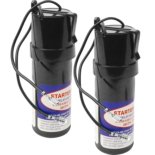 SPP6 Hard Start Capacitor Kit - 500% Torque Increase,115V Thru 288VAC Hard Start kit for air Conditioner Units from 4,000 to