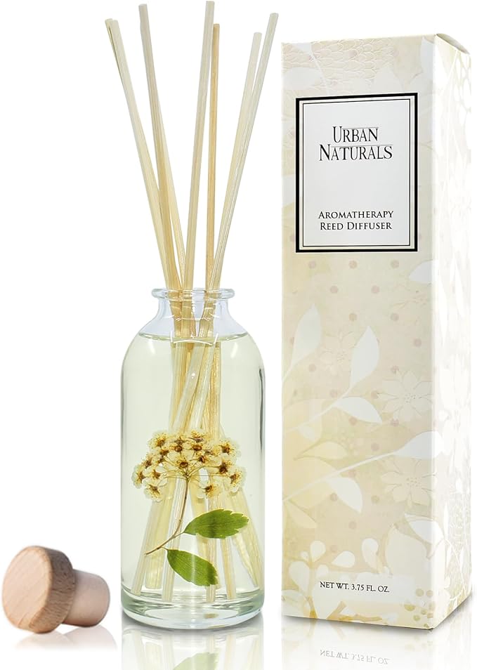 Spring Blooms Scented Reed Diffuser Oil Set | Real Flowers in The Bottle!, product image