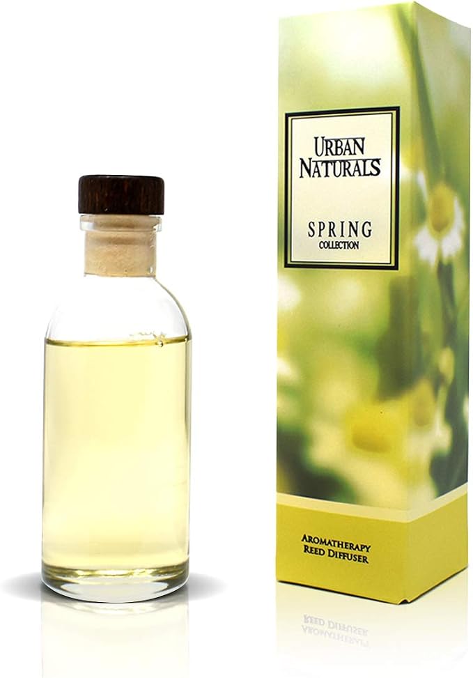 Spring Clean Reed Diffuser Oil Set | Fresh, Crisp Fragrance of Lemon, alternate product view 2