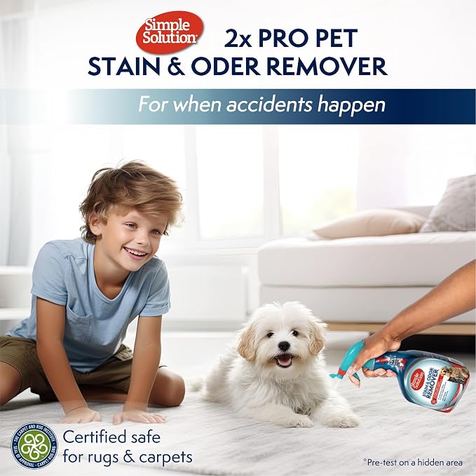 Stain & Odor Eliminator for Pets, Carpet Deodorizer, Enzyme Pet Odor Eliminator for Home, Stain Remover for Cat & Dog Pee