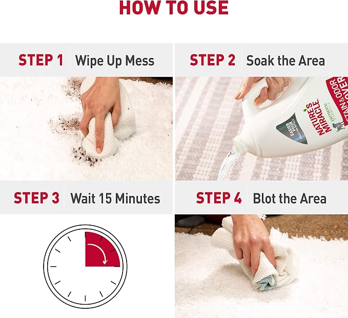 ® Stain & Odor Remover, Tough on Dog Urine, Feces, Vomit, Drool and Other Organic Stains and Odors, alternate product view 6