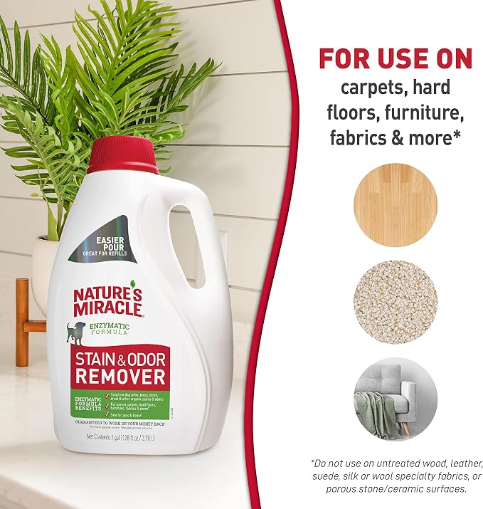 ® Stain & Odor Remover, Tough on Dog Urine, Feces, Vomit, Drool and Other Organic Stains and Odors, alternate product view 8