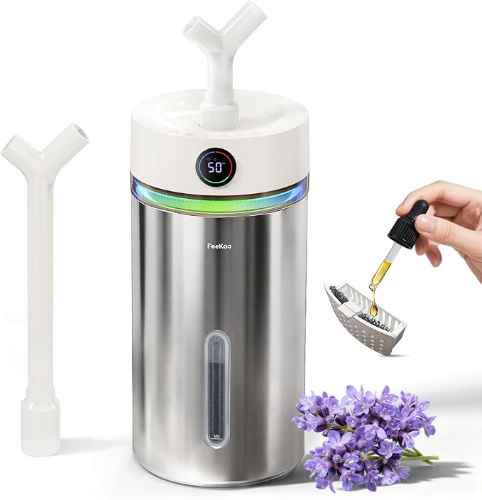Stainless Steel Humidifier Dishwasher Safe, 6L/1.6Gal Cool Mist Humidifiers for Bedroom, product image