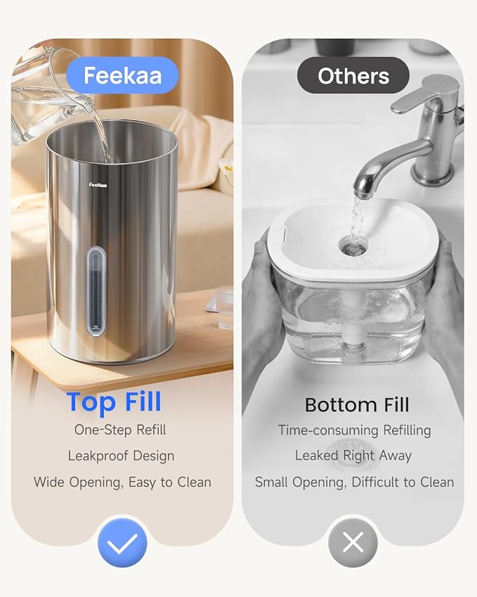 Stainless Steel Humidifier Dishwasher Safe, 6L/1.6Gal Cool Mist Humidifiers for Bedroom, alternate product view 9