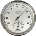 Steel Thermohygrometer Thermometers Hygrometer Round Shape For Measuring Temperature & Humidity In Indoor & Outdoor, product