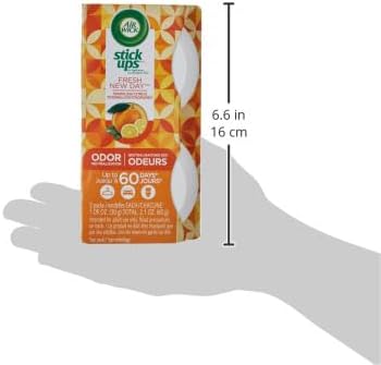 Stick Ups Air Freshener, Sparkling Citrus, 2 Count in orange., alternate view 3