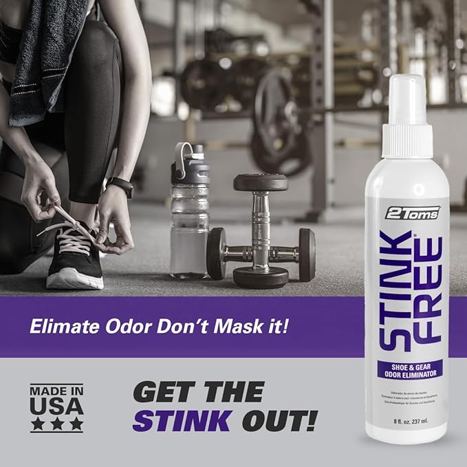 ® Shoe Odor Eliminator Spray, Removes Odors Caused by Sweat in Shoes, Sneakers, Cleats, Boots & Gear, 8 Ounces