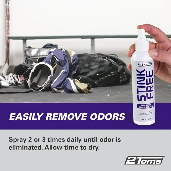 ® Shoe Odor Eliminator Spray, Removes Odors Caused by Sweat in Shoes, Sneakers, Cleats, Boots & Gear, 8 Ounces