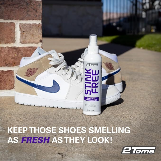 ® Shoe Odor Eliminator Spray, Removes Odors Caused by Sweat in Shoes, Sneakers, Cleats, Boots & Gear, 8 Ounces