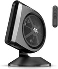 STRATA 8T Oscillating Table Fan with Remote, Energy Efficient DC Motor, Removable Grille, Pivoting Head, 10 Electric Fan