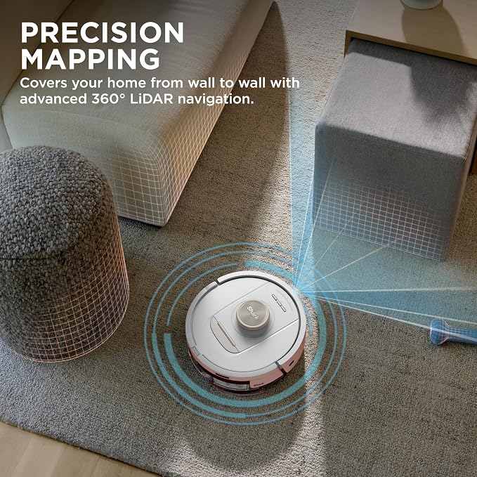 Stratos 2-in-1 Robot Vacuum & Mop with 25+ Hands-Free Features & NeverTouch Self-Cleaning Base, Precision Mapping, alternate
