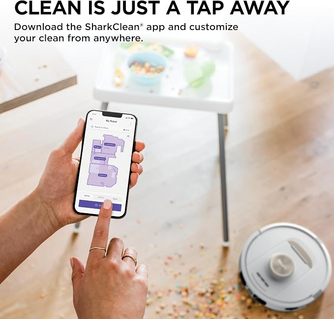 Stratos 2-in-1 Robot Vacuum & Mop with 25+ Hands-Free Features & NeverTouch Self-Cleaning Base, Precision Mapping, alternate