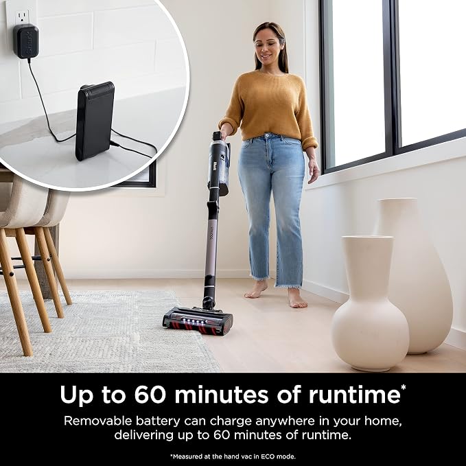 Stratos Cordless Vacuum with Clean Sense IQ and Odor Neutralizer, MultiFlex Wand, Includes Crevice Tool & Anti-Allergen