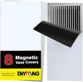Strong Magnetic Vent Covers 8Pack, Magnets for Home Floor Standard Air Register, 8" x 15.5" Magnetics for Floors Wall and