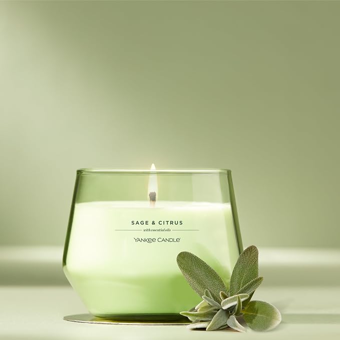 Studio Scented Candle with up to 50 Hour Burn Time, Premium Plant Wax Blend for Consistent Burn, 10 oz Jar Candle with Room