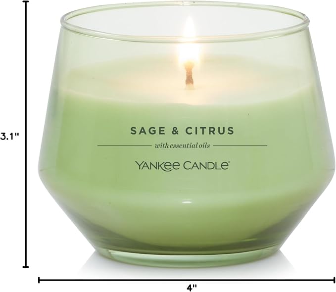Studio Scented Candle with up to 50 Hour Burn Time, Premium Plant Wax Blend for Consistent Burn, 10 oz Jar Candle with Room