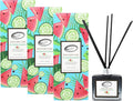Summer Passion Scent Reed Diffuser Set with Sticks 3.4 fl oz (Pack of 3), product image