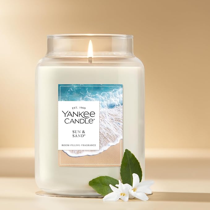 Sun & Sand, Scented Candle, 22oz Large Jar with up to 150 Hour Burn Time, Giftable, alternate product view 4