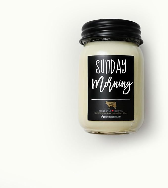 Sunday Morning - 13oz Beeswax and Soy Candles - Farmhouse Collection - 100% Natural, alternate product view 4