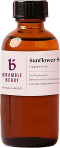 Sunflower Sandalwood Fragrance Oil 2 oz | Warm Floral Scent for Soap Making, Candles, Bath Bombs, product image