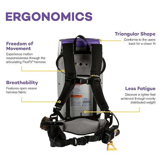 Super Coach Pro 10 Backpack Vacuum Commercial with 2 Piece Wand Tool Kit, 10 Quart, Corded,107304, alternate product view 5