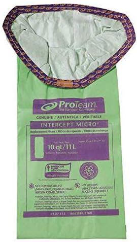 Super Coach Vacuum Bags, Commercial-Grade Super Coach Pro 10 and GoFit 10 Vacuum Bag Filters, 107313, alternate product view