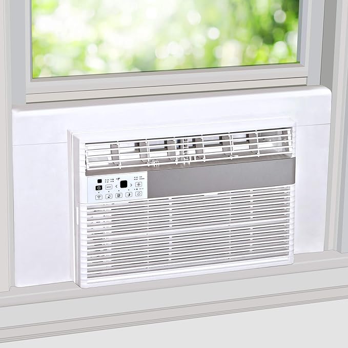 Surround Insulation Side Panels White for Window AC Unit Indoor Air Conditioner Cover for Winter and Summer, product image