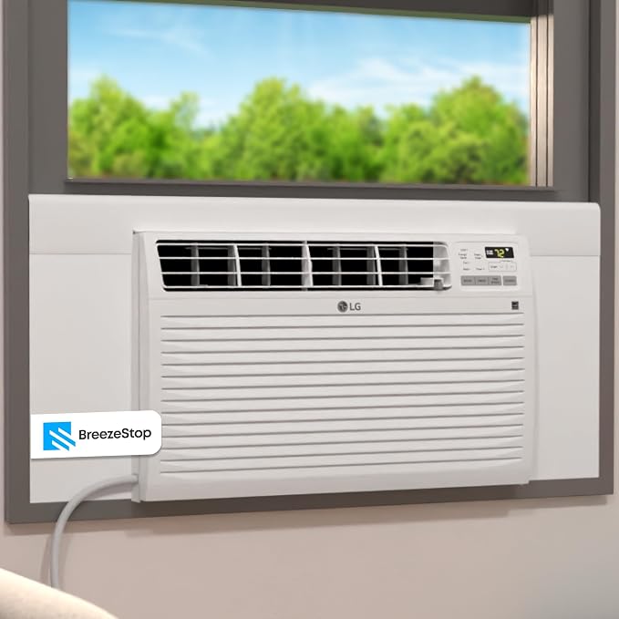 Surround Insulation Side Panels White for Window AC Unit Indoor Air Conditioner Cover for Winter and Summer ( Fits 36" - 40"
