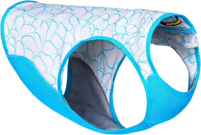 Swamp Cooler Zip Dog Vest, Evaporative Cooling for Hot Weather, Biolumin Blue, X-Large, product image