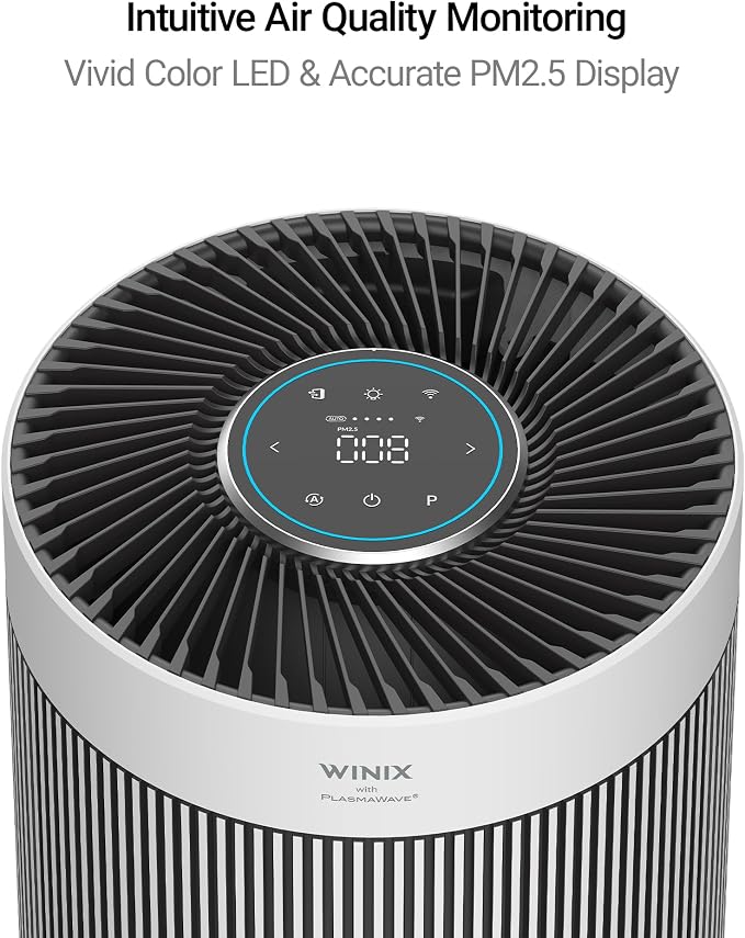 T810 Air Purifier for Home Extra Large Room Up to 1968 Ft2 in 1 Hr With Smart Wi-Fi, Air Quality Monitor, True HEPA, Carbon